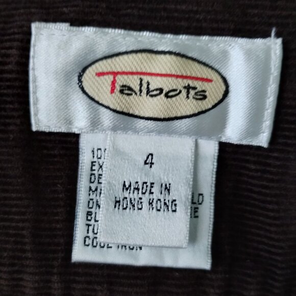 Talbots Brown Beaded Corduroy Skirt - Picture 12 of 12